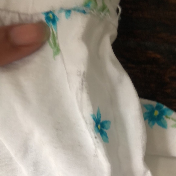 Show me your MUMU x Revolve Marmont midi bluebell ditsy dress size L NWT - Picture 6 of 11